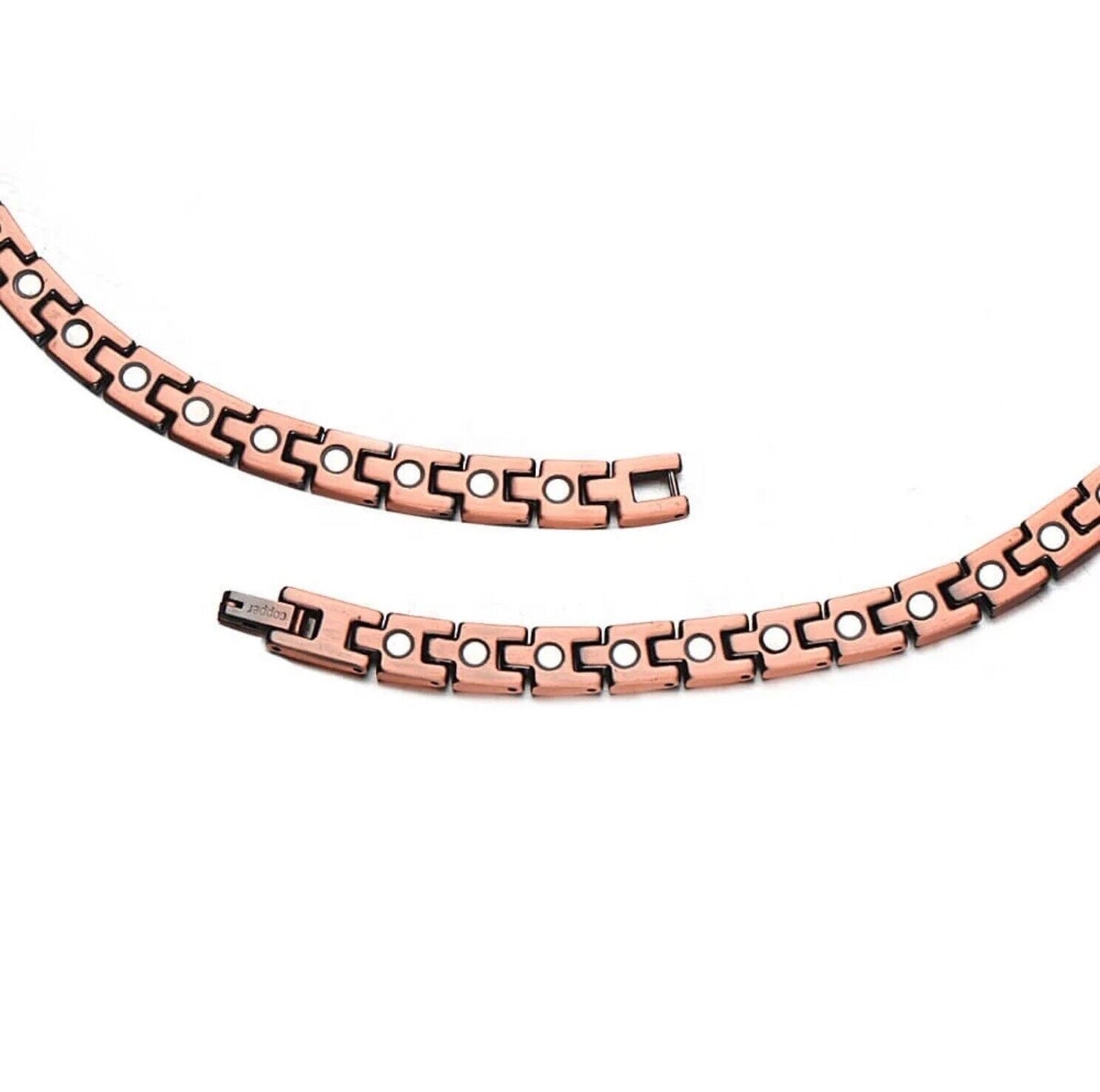 Pure Copper 99.9% Magnetic Necklace with 62 Neodymium Magnets Gift Boxed